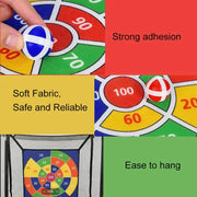 Trampoline Dart Board Game Set with Velcro Balls by Habicare