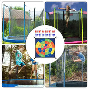 Trampoline Dart Board Game Set with Velcro Balls by Habicare