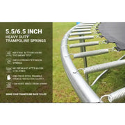 Trampoline Replacement Steel Springs (Pack of 10) by Habicare