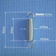 Trampoline Replacement Steel Springs (Pack of 10) by Habicare