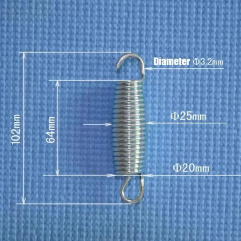Trampoline Replacement Steel Springs (Pack of 10) by Habicare