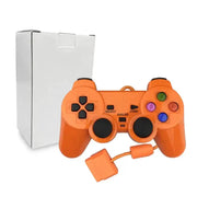 Transparent Blue PS2 Wired Controller – Dual Vibration (different colours available) by Habicare