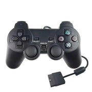 Transparent Blue PS2 Wired Controller – Dual Vibration (different colours available) by Habicare