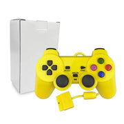 Transparent Blue PS2 Wired Controller – Dual Vibration (different colours available) by Habicare
