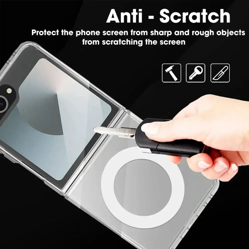 Transparent Magsafe Case for the Samsung Galaxy Z Flip7 (2 types of variant available) by Habicare