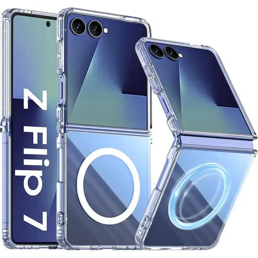 Transparent Magsafe Case for the Samsung Galaxy Z Flip7 (2 types of variant available) by Habicare