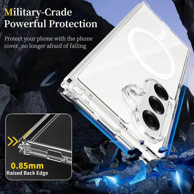 Transparent Phone Case for the Samsung Galaxy Z Fold7 by Habicare