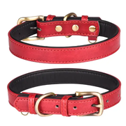 Adjustable Strong Heavy Duty PU Leather Dog Collar for Large Dogs by salelink.co.nz