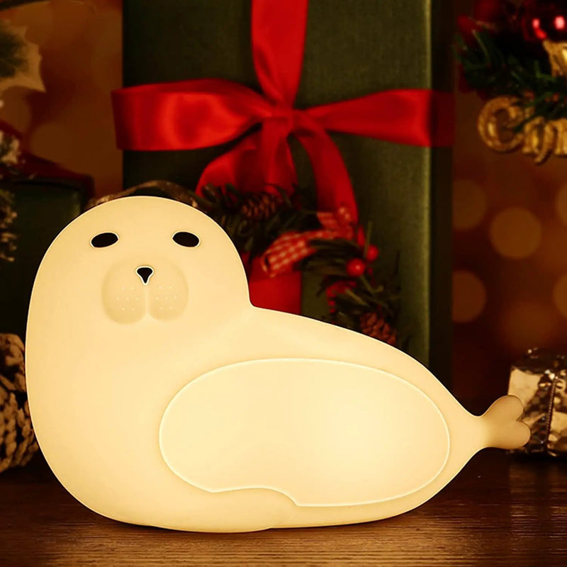 Kids Night Light Sea Lion 7 Colors LED Light by salelink.co.nz
