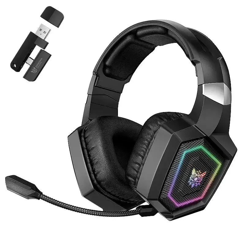 Tri-Mode 5.3 Gaming Headset with Mic (Different colours available with stickers) by Habicare