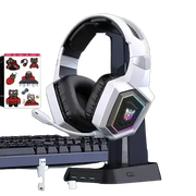 Tri-Mode 5.3 Gaming Headset with Mic (Different colours available with stickers) by Habicare