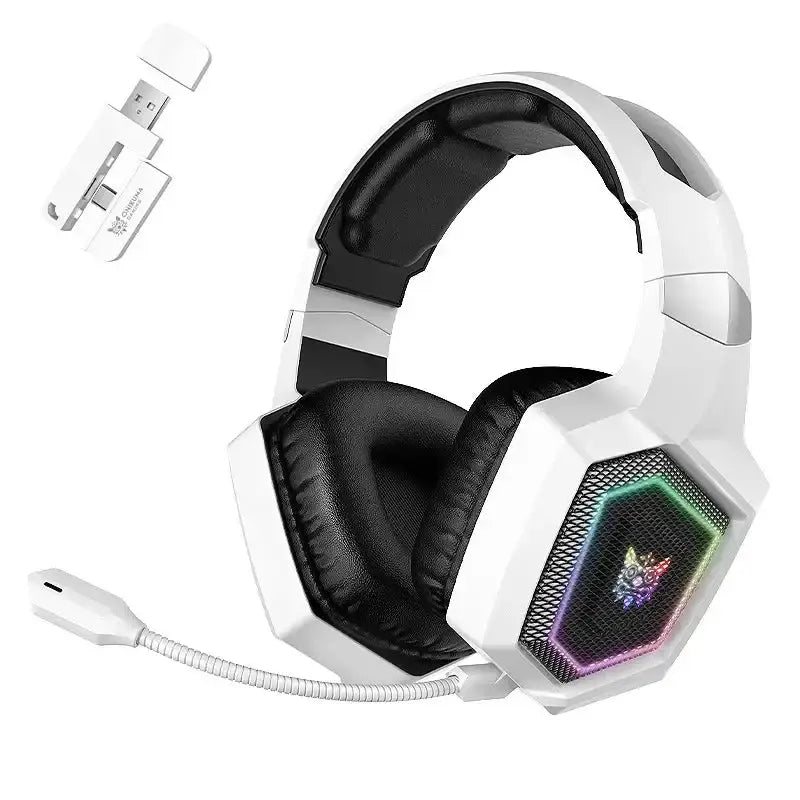 Tri-Mode 5.3 Gaming Headset with Mic (Different colours available with stickers) by Habicare