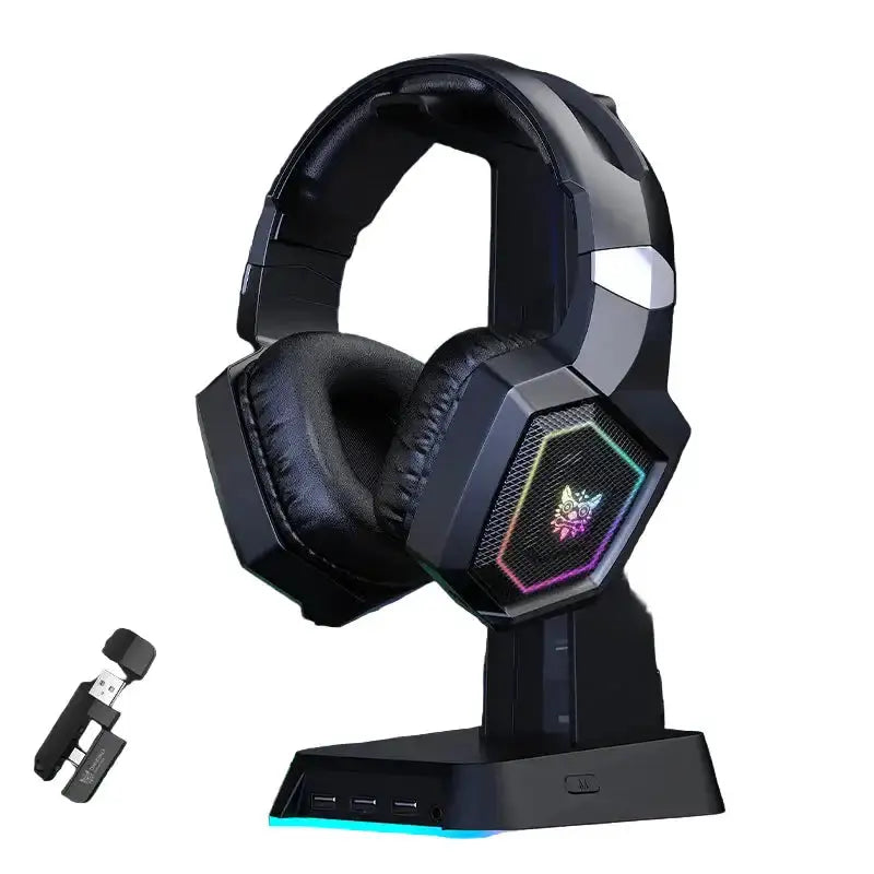 Tri-Mode 5.3 Gaming Headset with Mic (Different colours available with stickers) by Habicare