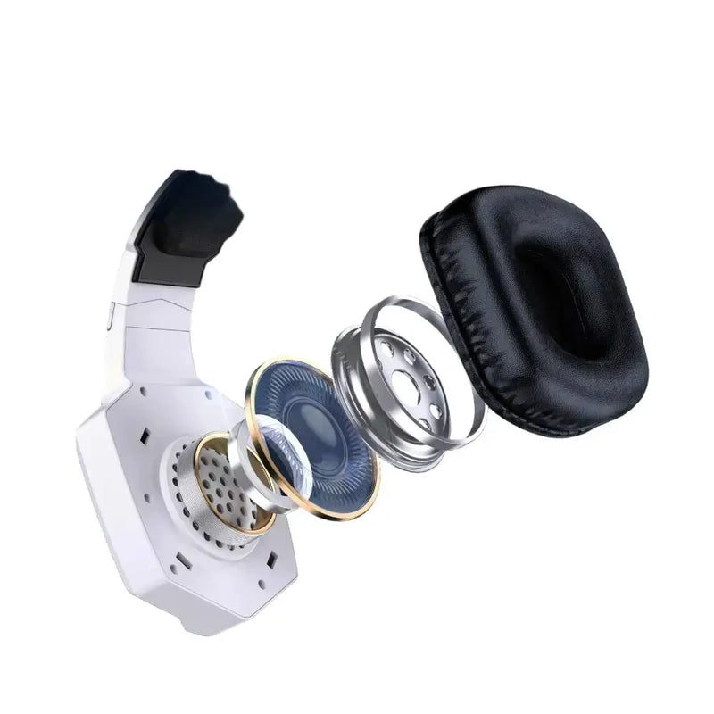 Tri-Mode 5.3 Gaming Headset with Mic (Different colours available with stickers) by Habicare