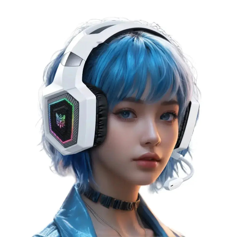 Tri-Mode 5.3 Gaming Headset with Mic (Different colours available with stickers) by Habicare
