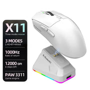 Tri-Mode Gaming Mouse – 12000 DPI (available in Black & White) by Habicare