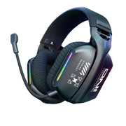 Tri-Mode RGB Gaming Headset – 2.4G Wireless & Wired, Long Life by Habicare