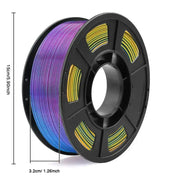 Tricolour Silk PLA 3D Printer Filament 1.75mm (250g) by Habicare