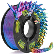 Tricolour Silk PLA 3D Printer Filament 1.75mm (250g) by Habicare