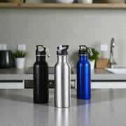 Frankly Cotton 500ml Stainless Steel Gloss Drink Bottle Range by Nest & Stem Homewares
