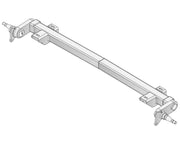 Full Beam Duratorque, 1750kg, Straight Beam, Low-Rider axle image showing design and components.