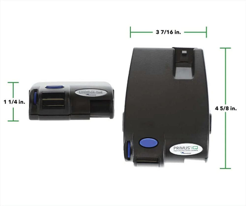 Tekonsha Primus IQ vehicle mounted brake controller dimensions and features.