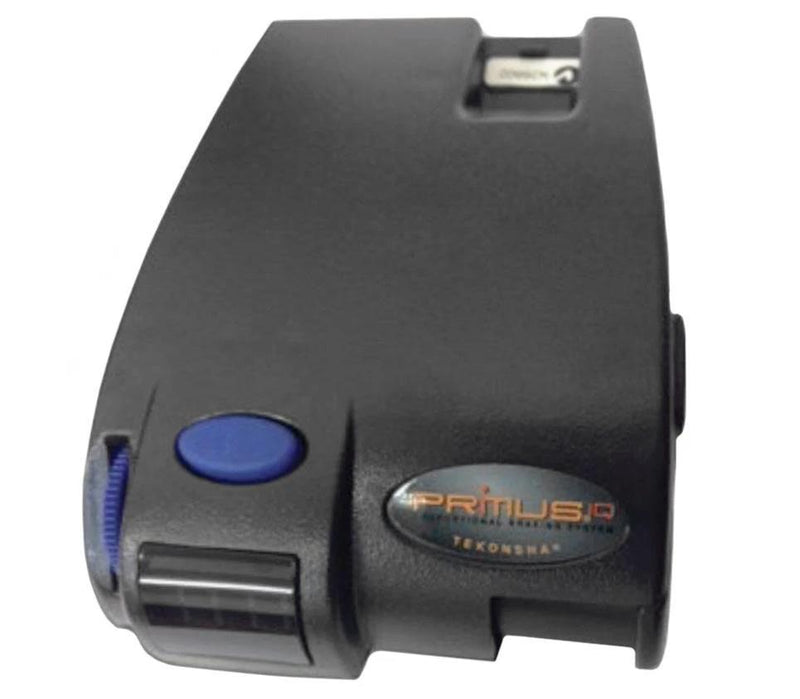 Tekonsha Primus IQ electric trailer brake controller with customizable features and LED display.