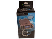 Tekonsha Prodigy P3 brake controller packaging showcasing features and design.