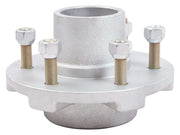 3000kg Non Braked Hub Set - Each close-up image showcasing the hub and bolt fittings.