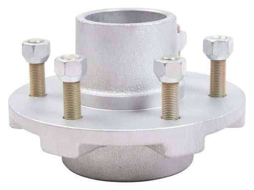 3000kg Non Braked Hub Set - Each close-up image showcasing the hub and bolt fittings.