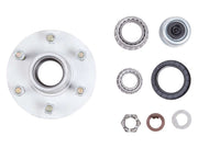 3000kg Non Braked Hub Set - Each with hub, bearings, and seal components for trailer axle applications.