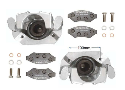 Trojan Brake Disc Rotors Cast Iron Or SS Cast Iron Hydraulic Calipers x 1 pair TPT1099