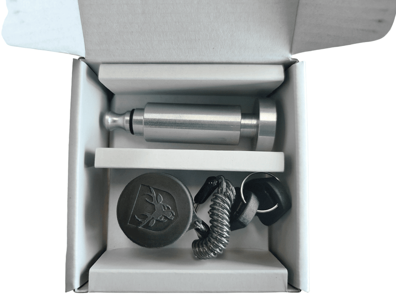 Security Lock for Cruisemaster Couplings DO35 & DO45 V1 assembly components in packaging.