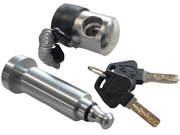 Security Lock for Cruisemaster Couplings DO35 & DO45 V1 components including lock, dummy pin, and keys.