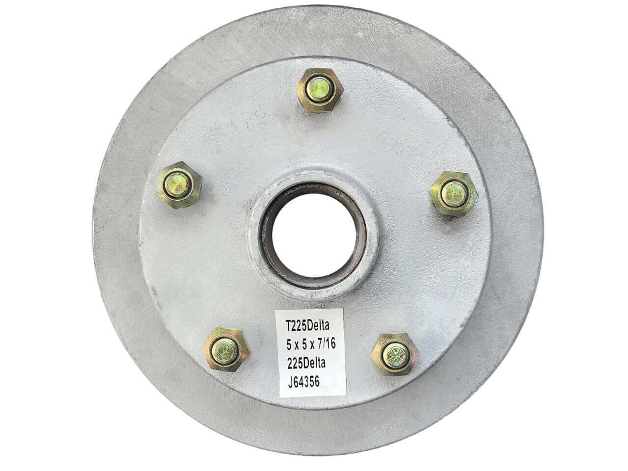 Trojan Disc-Braked Disc-Braked Early Model Hub - 225mm 5x5x7/16"