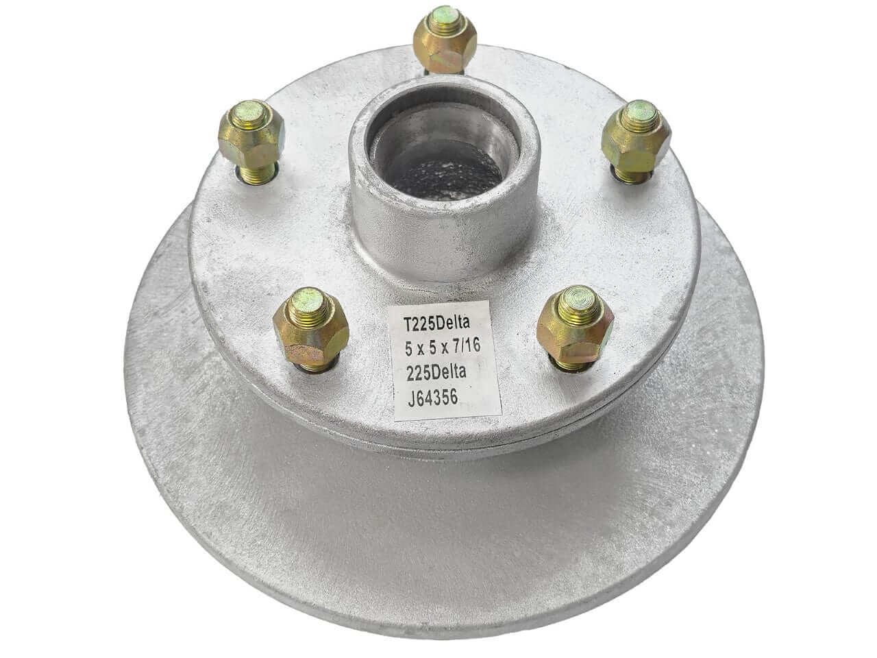 Trojan Disc-Braked Disc-Braked Early Model Hub - 225mm 5x5x7/16"