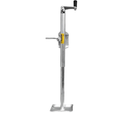900kg Capacity Stand - Top Wind - Bolt On 550mm CP8S: Zinc plated, swivel mount, flat foot, 900kg capacity.