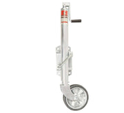 Jockey Wheel - HD - Solid Tyre with multi-fit swivel bracket and folding handle for easy storage.