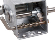 3:1 & 1:1 Manual Trailer Winch TR85700 close-up showing internal mechanism and gears.