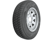 13” Wheel and Tyre assembled Centre: 5 x 4 1/2”, Tyre: 165 x 13” x 8 ply, 685kg tyre , Galvanised Rim.