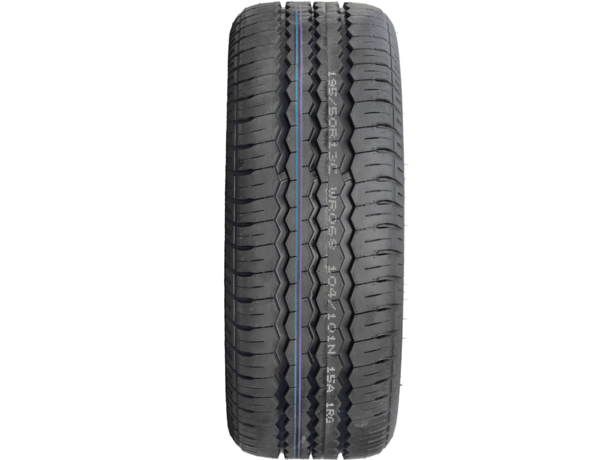Trojan Rims and Tyres 13” Wheel and Tyre assembled Centre: 5 x 4 1/2”, Tyre: 195 x 13” x 8 ply, 900kg tyre , Galvanised Rim