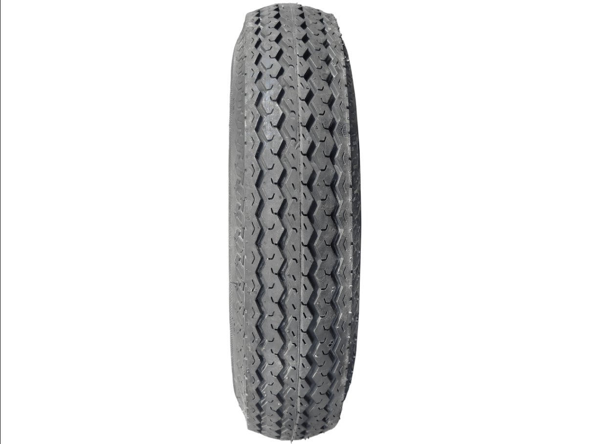 Trojan Rims and Tyres 8” Wheel and Tyre assembled Centre: 1” bearings T522023