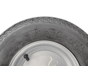 8” Wheel and Tyre assembled Centre: 25mm bearing s 480 x 8” pneumatic tyre, intergral hub , Painted Finish.