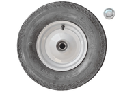 8” Wheel and Tyre assembled Centre: 25mm bearing s 480 x 8” pneumatic tyre, intergral hub , Painted Finish
