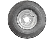 8” Wheel and Tyre assembled Centre: 4 x 4”, Tyre: 18 x 850 x 8” pneumatic tyre , Galvanised Rim