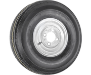 8” Wheel and Tyre assembled Centre: 4 x 4”, Tyre: 570 x 8” pneumatic tyre , Galvanised Rim