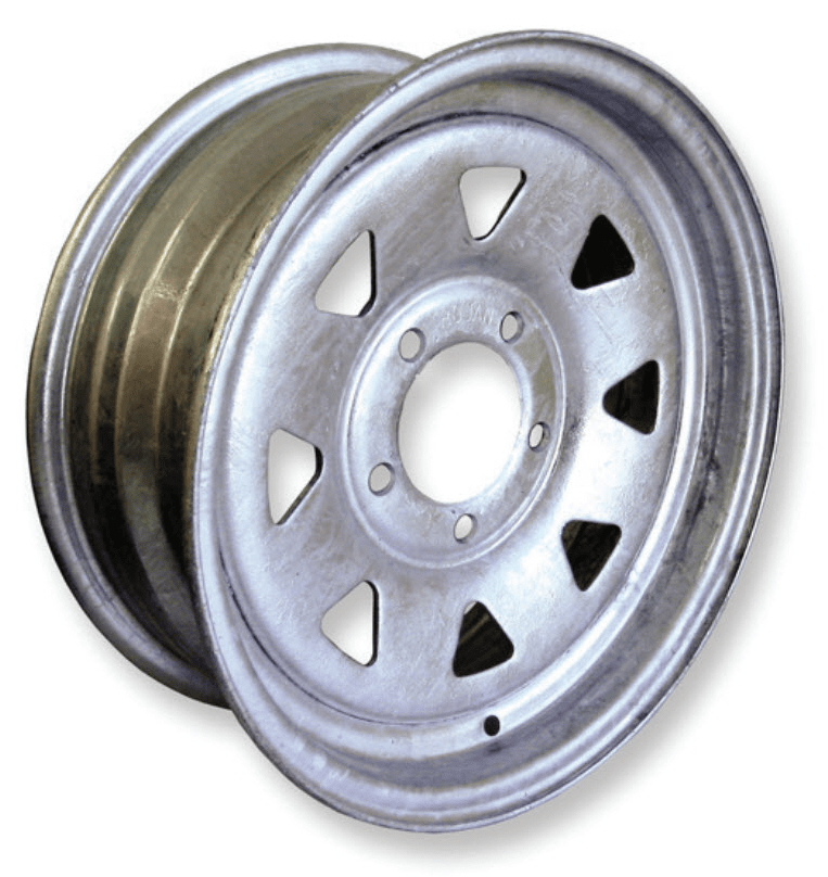 12” Galvanised Trailer Wheel Rims - Action Outdoors Kiwi