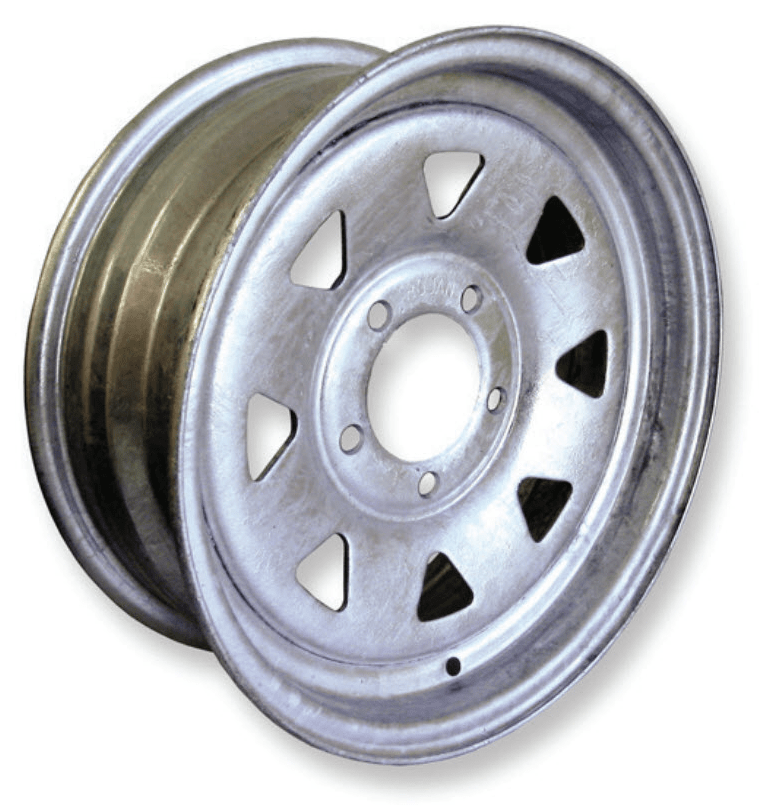 15” Galvanised Trailer Wheel Rims - Action Outdoors Kiwi