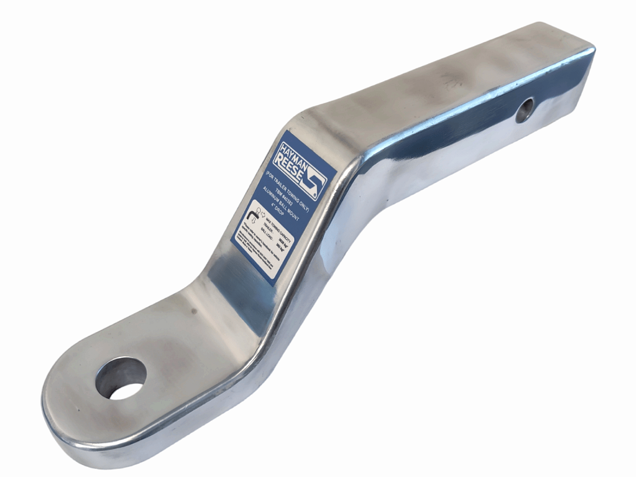 Trojan Tow Ball Mounts Ball Mount 4" Aluminum 3600KG