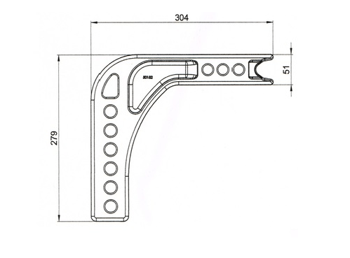Trojan Tow Ball Mounts Cast Shank - 95MM Drop